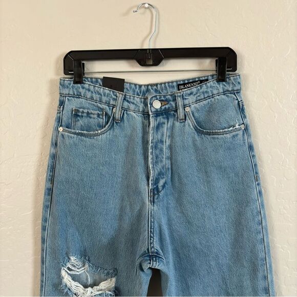 BLANKNYC The Baxter Rib Cage Straight Jeans in Bloom Size 28 NEW - Picture 4 of 16